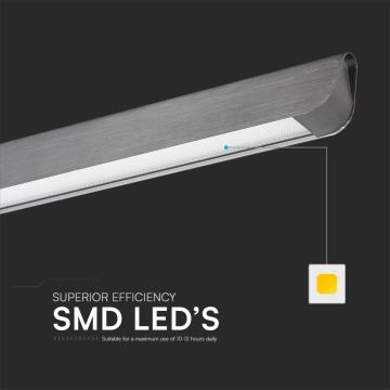 LED-Hängeleuchte an Schnur LED/36W/230V 3000/4000/6400K anthrazit