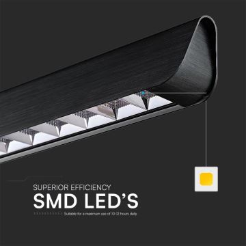 LED-Hängeleuchte an Schnur LED/36W/230V 3000/4000/6400K schwarz