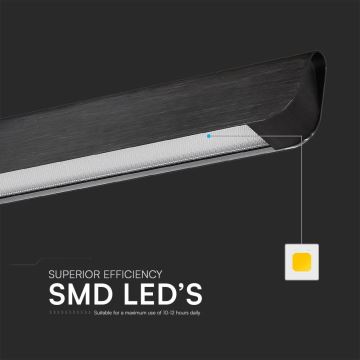 LED-Hängeleuchte an Schnur LED/36W/230V 3000/4000/6400K schwarz