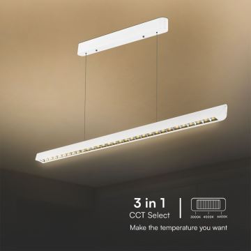 LED-Hängeleuchte an Schnur LED/36W/230V 3000/4000/6400K weiß