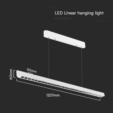 LED-Hängeleuchte an Schnur LED/36W/230V 3000/4000/6400K weiß