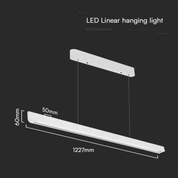 LED-Hängeleuchte an Schnur LED/36W/230V 3000/4000/6400K weiß