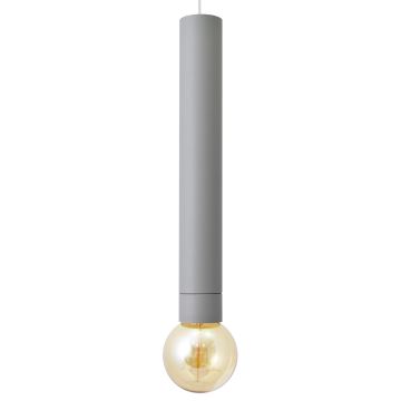 LED Kronleuchter an einer Schnur TUBA 1xGU10/20W/230V grau