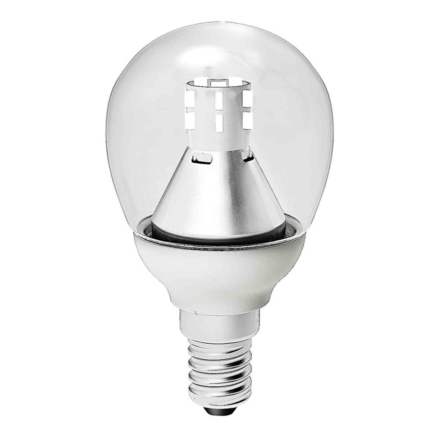 LED-lampe E14/4W LQ CRYSTAL G45 3000K
