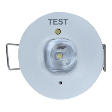 LED-Notfall-Einbauleuchte GATRION LED/1W/230V 6000K