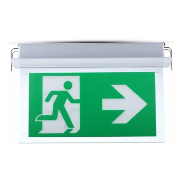 LED-Notleuchte EMERGENCY EXIT SAMSUNG CHIP LED/2W/230V 6000K