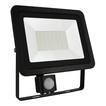 LED-Outdoor-Strahler mit Sensor NOCTIS LUX 3 LED/50W/230V 3000K IP44 schwarz