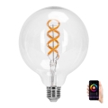 LED-RGBW-Glühbirne FILAMENT G125 E27/4,9W/230V 2700K - Aigostar