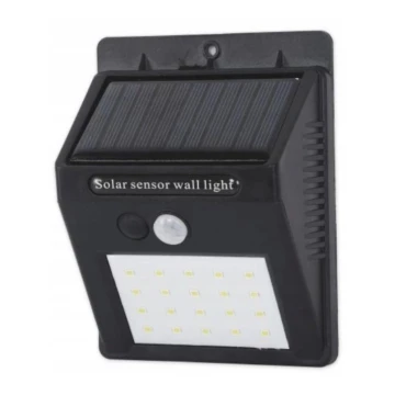 LED Solar-Wandleuchte mit Sensor LED/0,55W/3,7V IP65