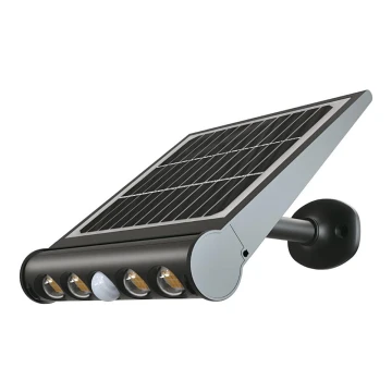 LED-Solar-Wandleuchte mit Sensor LED/8W/3,7V IP65 6000K