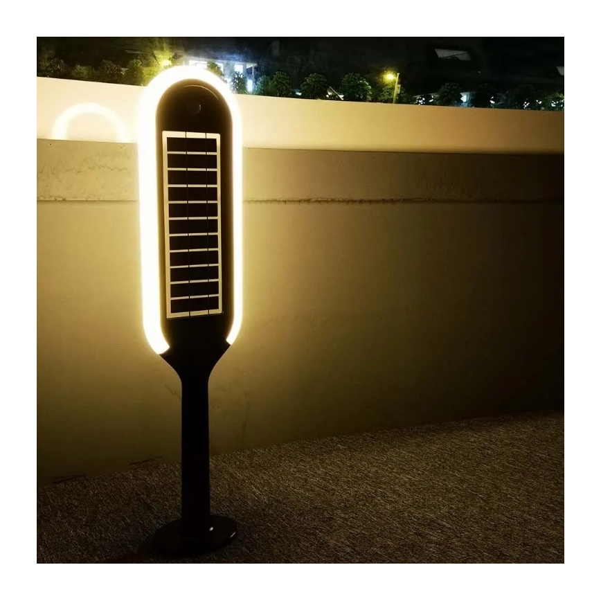 LED-Solarlampe mit einem Sensor BOLLARD LED/5W/5,5V 70 cm 4000K IP65