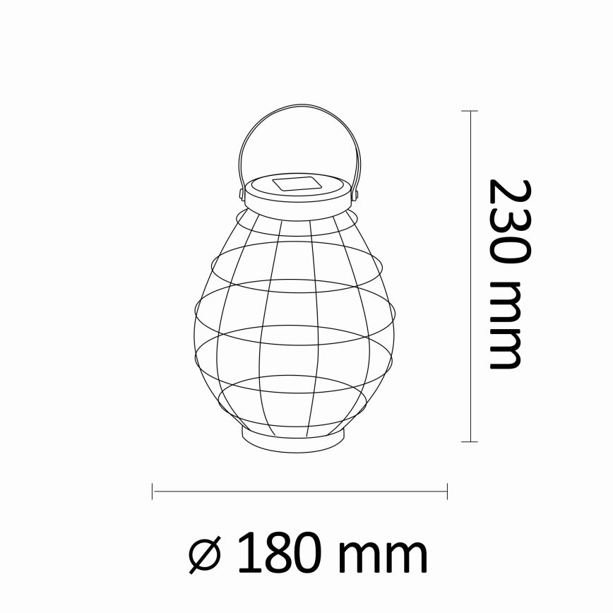 LED-Solarleuchte KOGE LED/1,2V IP44