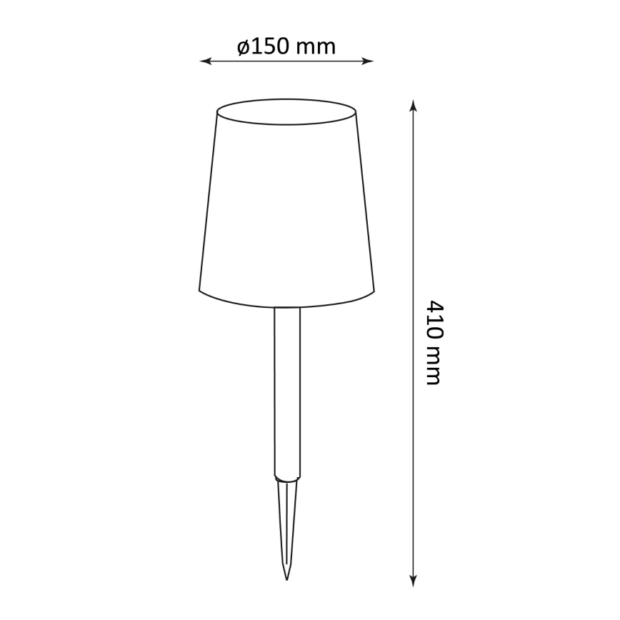 LED Solarleuchte RUMBA LED/1,2V IP44