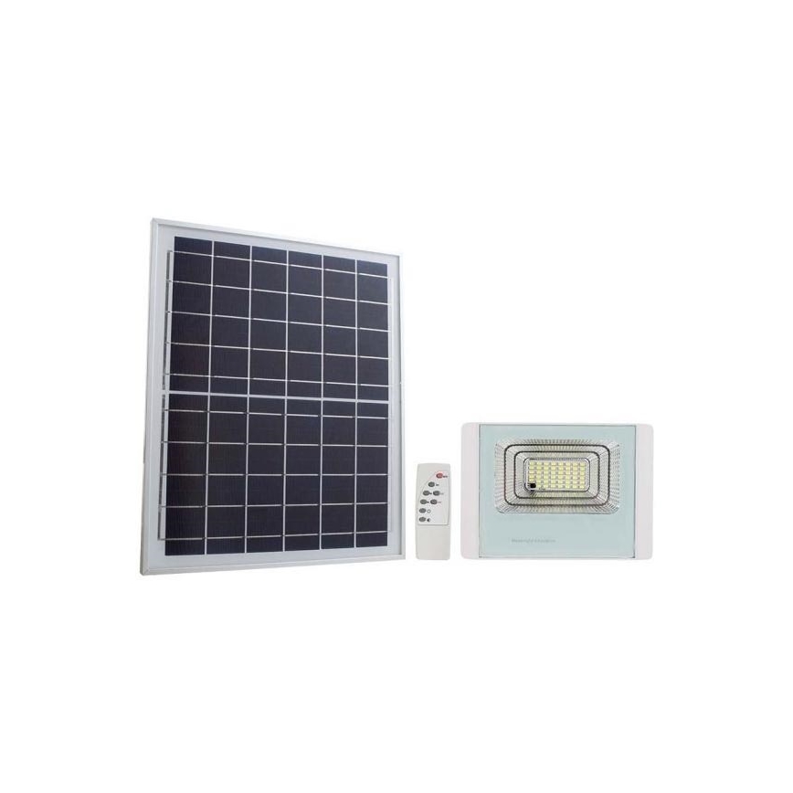 LED-Solarstrahler für den Außenbereich LED/12W/3,2V IP65 4000K + Fernbedienung