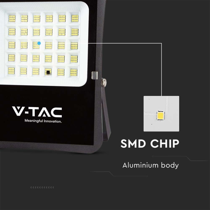 LED-Solarstrahler für den Außenbereich LED/20W/3,2V 4000K IP65 + Fernbedienung