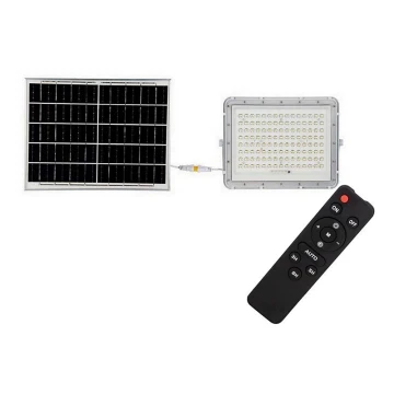 LED-Solarstrahler für den Außenbereich LED/20W/3,2V 4000K weiß IP65 + Fernbedienung