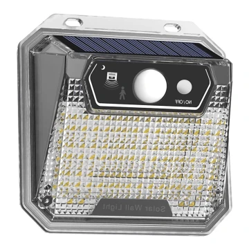 LED-Solarwandleuchte mit Sensor LED/3W/5,5V IP65