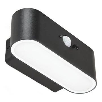 LED-Solarwandleuchte mit Sensor SOLARIS2 LED/2,5W/3,7V 4000K IP44