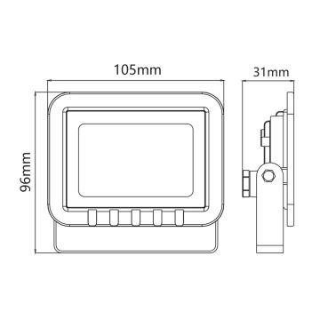 LED-Strahler LED/10W/230V 6500K IP65