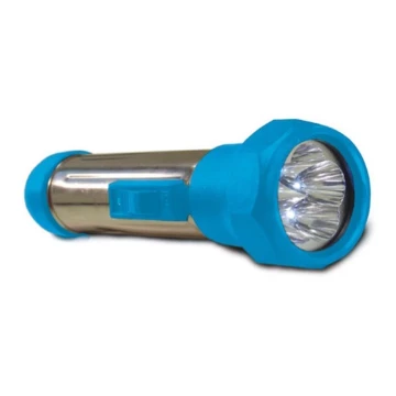 LED-Taschenlampe BATTERY LED/0,4W/2xD blau