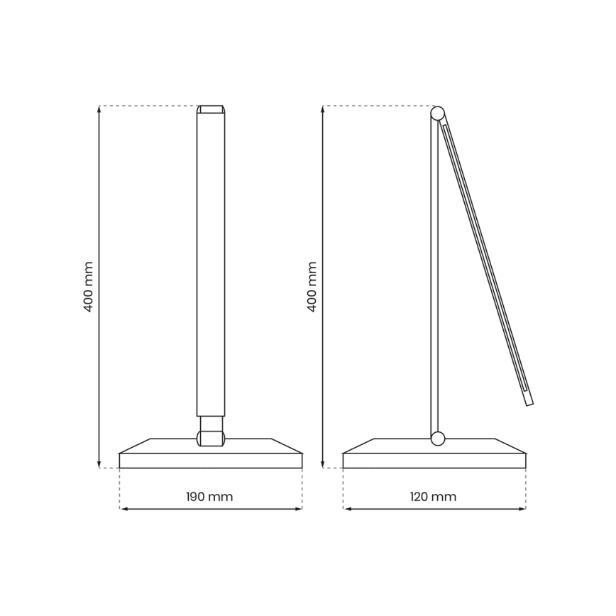 LED-Tischleuchte mit kabelloser Aufladung VARIO LED/5W/230V 3000-6000K weiß