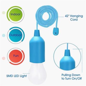 LED Tragbare Leuchte LED/1W/3xAAA grün