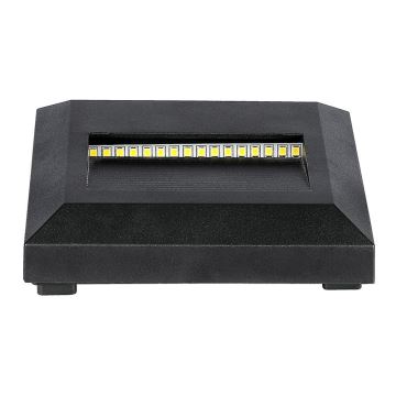 LED Treppenleuchte für Außen LED/2W/230V IP65 3000K schwarz