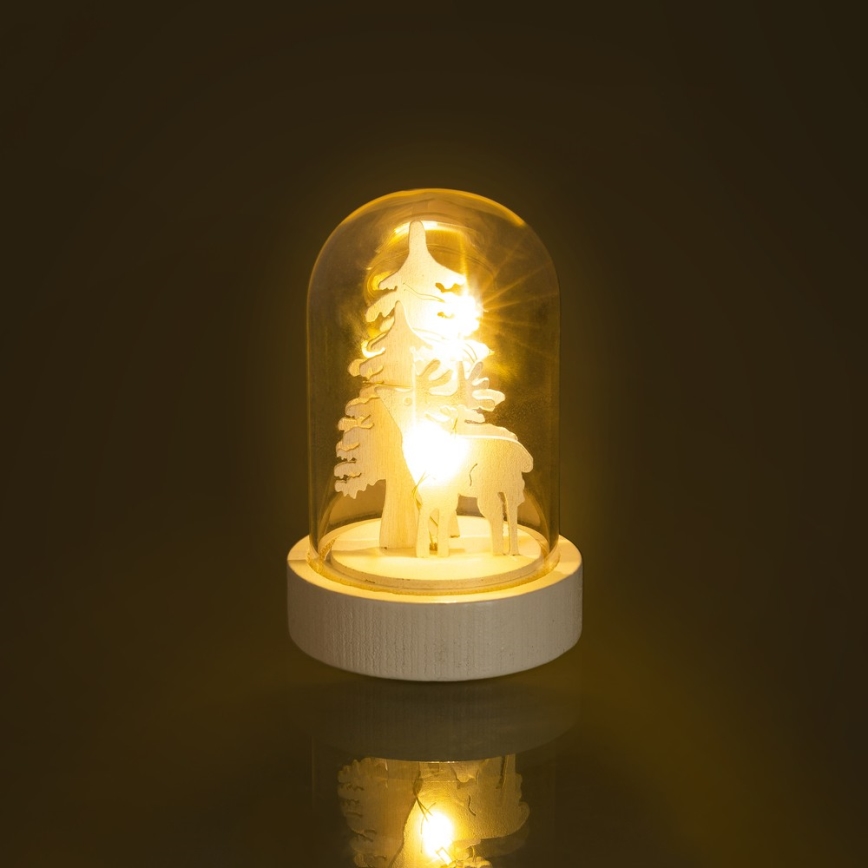 LED Weihnachtsdekoration 1xLED/1xCR2032 warmweiß