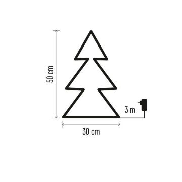 LED-Weihnachtsdekoration für den Außenbereich 90xLED/1,2W/230V IP44 Baum