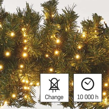 LED-Weihnachtskette für den Außenbereich 400xLED/13m IP44 vintage