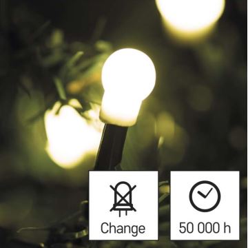 LED Weihnachtskette für den Außenbereich 480xLED/53m IP44 warmweiß