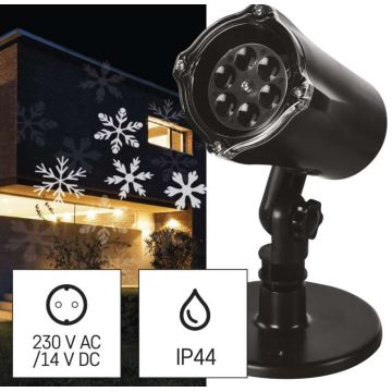 LED-Weihnachtsprojektor für den Außenbereich LED/3,6W/230V IP44 kaltweiß