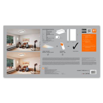 Ledvance - Dimmbare LED-Deckenleuchte SMART+ MAGNET LED/42W/230V 3000-6500K Wi-Fi