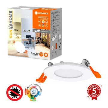 Ledvance - Dimmbare LED-Einbauleuchte SUN@HOME LED/4,5W/230V 2200-5000 CRI 95 Wi-Fi