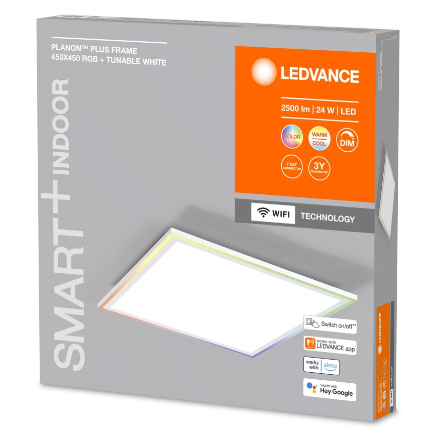 Ledvance – Dimmbare LED-RGBW-Deckenleuchte SMART+ PLANON LED/24W/230V 2700-6500K Wi-Fi