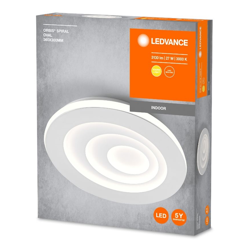 Ledvance - LED-Deckenleuchte ORBIS SPIRAL LED/27W/230V