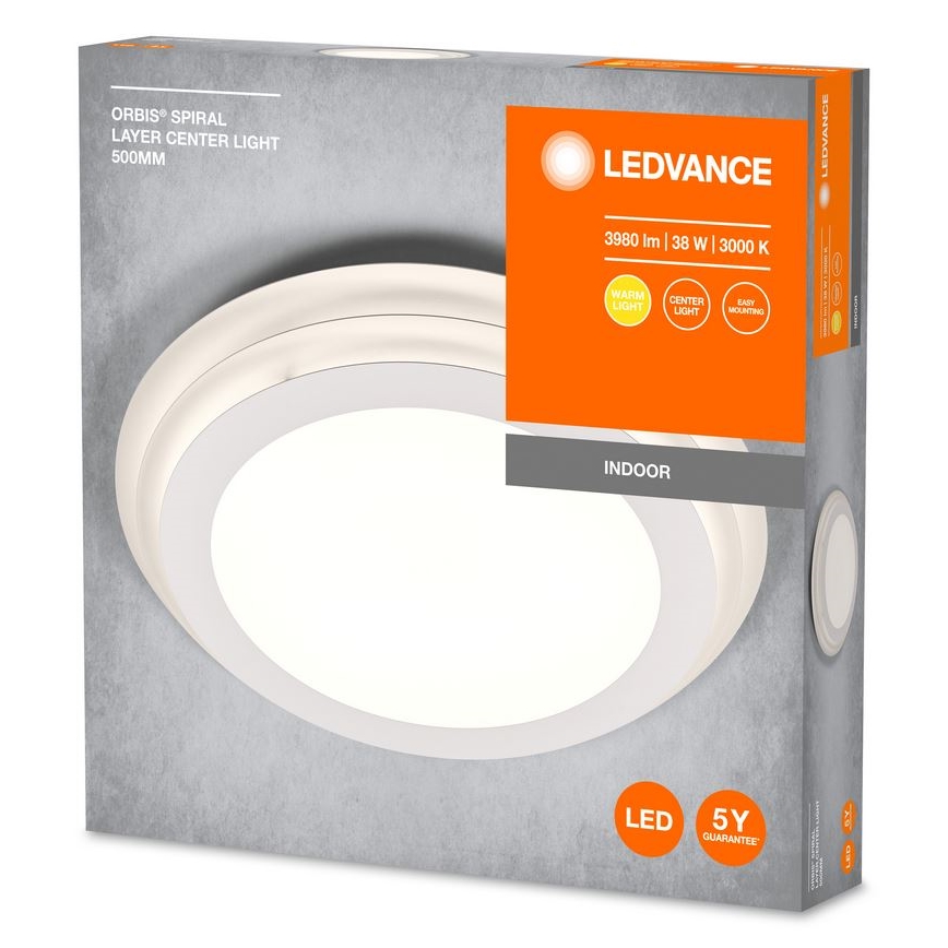 Ledvance - LED-Deckenleuchte ORBIS SPIRAL LED/38W/230V