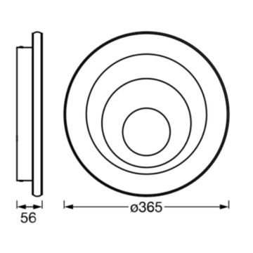 Ledvance - LED-Deckenleuchte ORBIS SPIRAL LED/38W/230V