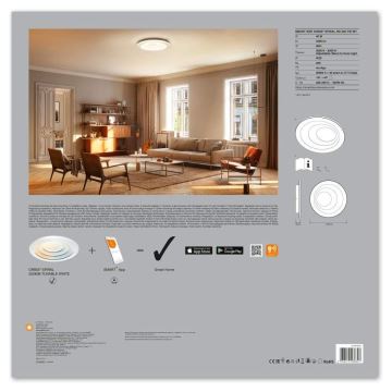 Ledvance - LED-Dimmer-Deckenleuchte SMART+ SPIRAL LED/24W/230V 3,000K-6,500K Wi-Fi