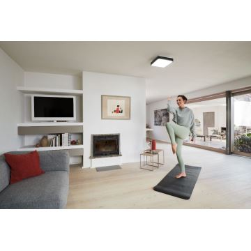 Ledvance - LED RGBW Dimmbare Deckenleuchte SMART+ ORBIS LED/28W/230V 3000-6500K Wi-Fi schwarz