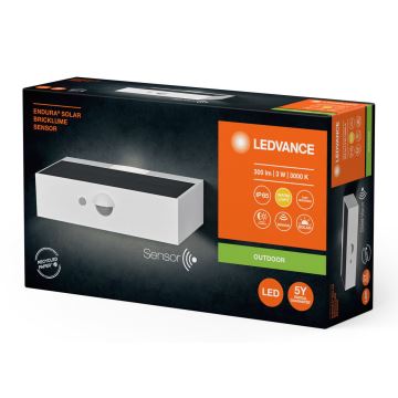 Ledvance - LED-Solarwandleuchte mit Sensor ENDURA SOLAR LED/3W/4,2V IP65