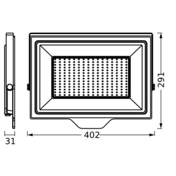 Ledvance - LED-Strahler für den Außenbereich FLOODLIGHT ESSENTIAL LED/200W/230V IP65