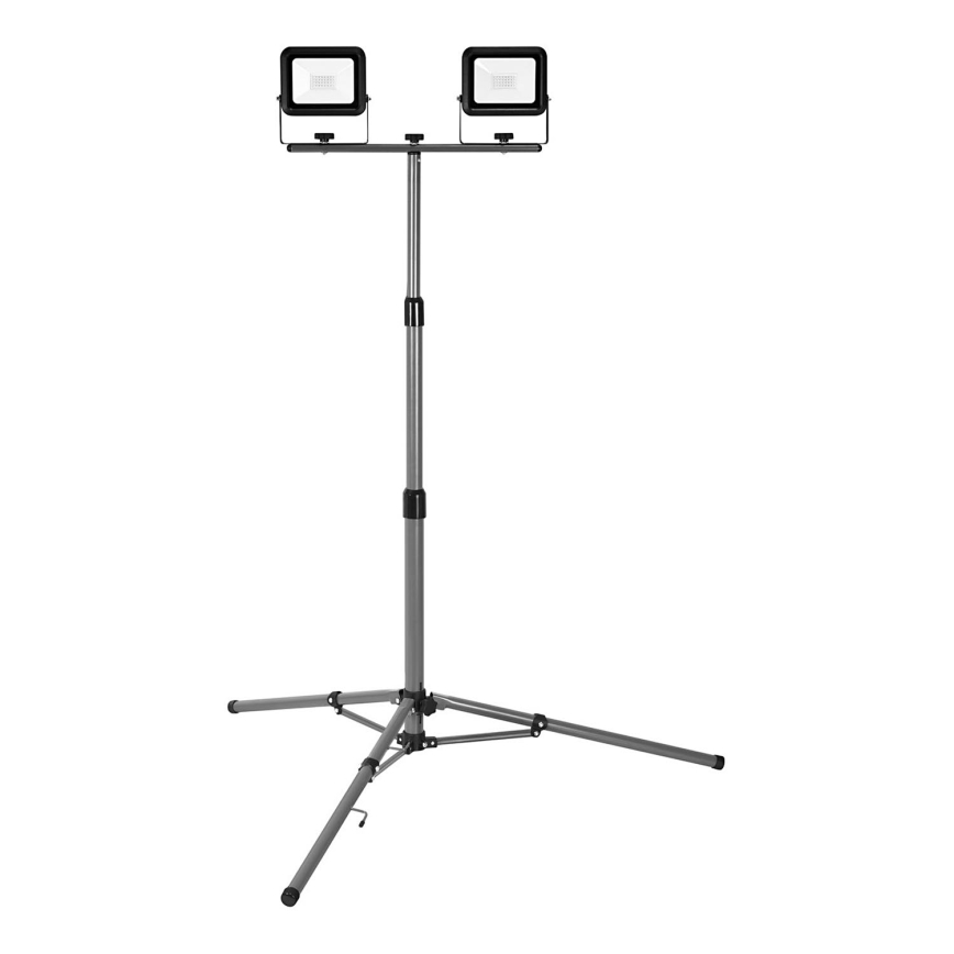 Ledvance - LED-Strahler für den Außenbereich mit Halterung WORKLIGHT TRIPOD 2xLED/20W/230V 6500K IP65