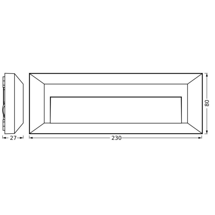 Ledvance - LED-Wandleuchte für den Außenbereich ENDURA STYLE IVAN LED/1,9W/230V IP65