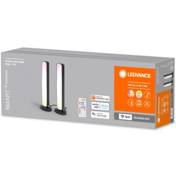 Ledvance - SET 2x Dimmbare LED-RGBW-Tischleuchte MOOD LIGHT LED/4W/230V Wi-Fi + Fernbedienung