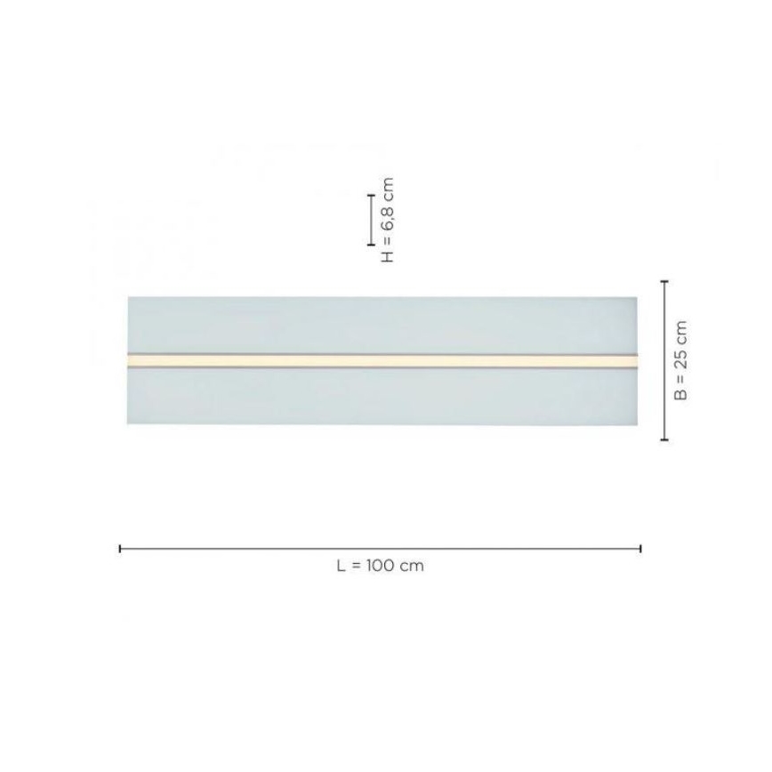 Leuchten Direkt 14854-16 - LED Dimmbare Deckenleuchte EDGING LED/30W/230V 2700-5000K + Fernbedienung