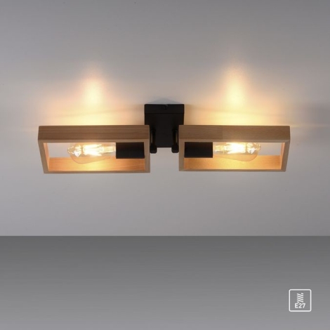 Aufbauleuchte Beleuchtung Direkt Leuchten 2xE27/60W/230V – FRANKY | 15657-18