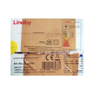 Lindby - Dimmbare LED-Deckenleuchte IBBE LED/26W/230V Wi-Fi Tuya