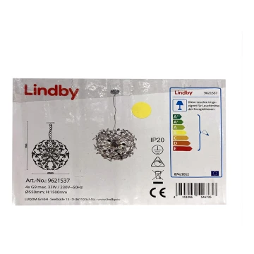 Lindby - Hängeleuchte an Schnur BJARNE 4xG9/33W/230V