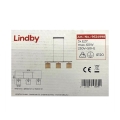 Lindby - Hängeleuchte an Schnur ZALIA 3xE27/60W/230V